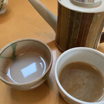 よしの - とろーり蕎麦湯