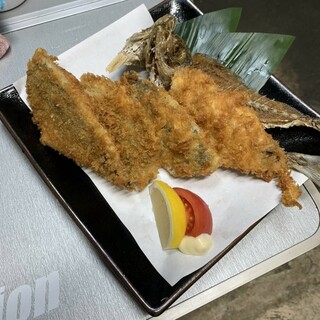 Natural fried horse mackerel