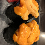 寿司割烹 寿司御殿 - ウニの量は変わりませんが、シャリが厚くなった。。