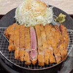 牛カツ京都勝牛 - 牛リブロースカツ膳（並・1280円＋税）