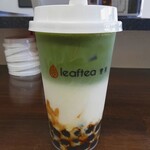 リーフティー 豊茶 - 宇治抹茶黒糖タピオカミルクティー