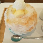 木下茶園 - 桃とミルクティー氷