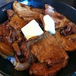 山翠庵 - バター豚丼