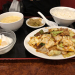 生味園 - 回鍋肉定食 630円（税別）