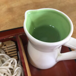 美津村 - 蕎麦湯