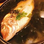 リゾートヒルズ豊浜 蒼空の風 - 人気料理。鯛の香草蒸し。これは次回も必食の一品