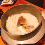 リゾートヒルズ豊浜 蒼空の風 - 鯛めし炊き上がり。素材の味を活かすとはまさにこの事！次回もリピート必至！