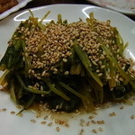 まくら とよかつ - 水菜おひたし（'12/6）