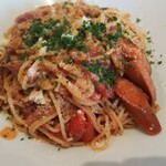 ボーノ - チョリソーのトマトソースパスタ