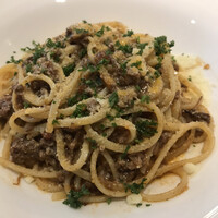 ラ シュセット - ランチコース プリフィックス ２７５０円。リングイネ セップ茸 ボロネーズソース。ソースがとても濃厚で、深いコクを感じます（╹◡╹）