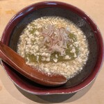 三代目 まる天 - 冬瓜の冷やし煮物 鶏そぼろあんかけ