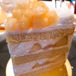 パティスリー SATSUKI - エクストラスーパーピーチショートケーキ