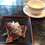 ステーキ・慶 - 前菜＆スープ