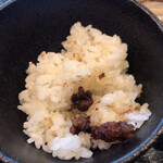 ステーキ・慶 - 背脂ご飯