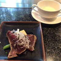 ステーキ・慶 - 前菜＆スープ
