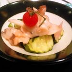 China bar 月天心 - タコとキュウリの甘酢