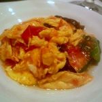 China bar 月天心 - トマトと卵の炒め物