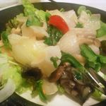 モンゴウイカの肝バター炒め