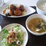 China bar 月天心 - 酢豚ランチ