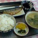 Toku ichi - さば焼定食　650円