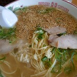 江ちゃんラーメン - レンゲ・・あるよねぇ～(^_^;)