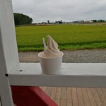 The北海道ファーム - ライスミルクソフトクリームNo.1サッパリ
