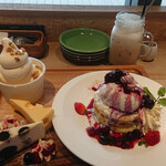 goodspoon Cheese Sweets & Cheese Brunch - ブッラータチーズパンケーキ