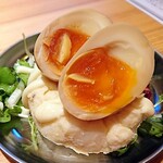 堂山餃子 チャオズ - 煮卵ポテトサラダ