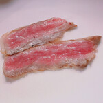 麺や すずらん亭 - 少しミディアムレア