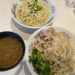 Ramem Morikawa - たちうおだし つけ麺冷970円。替え玉も一緒に登場。