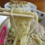 青竹手打ラーメン 日向屋 - この麺が､旨いんだな！