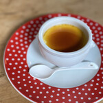 Aso うぶやま キュッフェ - 放し飼い鶏の卵で作ったプリン