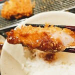 Tonkatsu Shinjuku Saboten Sendai Serubate Rasuten - 本格的なとんかつにドキドキ。