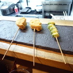 串市 - 蓮根肉詰め・銀杏