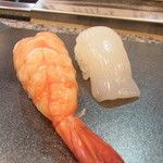 Sushi Hana - えびと剣いか