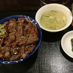 肉食堂 最後にカツ。 - 俺のステーキ丼