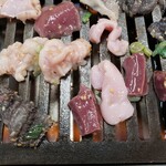 スタミナ苑 - ミックスを焼きまくる