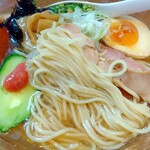 麺処 びぎ屋 - 麺の感じ