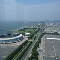 スカイクルーズマクハリ アパホテル＆リゾート東京ベイ幕張 - 同じく50階からの眺め。マリンスタジアム側です。