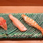 Sushi Hamashiba - シマ海老・ずわい蟹・車海老