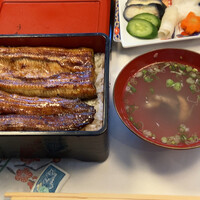 うなぎの宮川 - 肝吸いも出汁が効いていて美味しい。日本人で良かった…