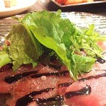 本日の魚（マグロ）のカルパッチョ