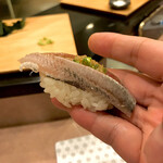 鮨処 多田 - イワシ(握り)