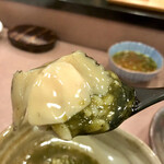 鮨処 多田 - アワビの肝のリゾット風 リフト