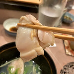 鮨処 多田 - ハマグリ リフト