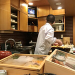 鮨処 多田 - 貸切なので、阪神巨人戦を見ながら、ゆったりと...