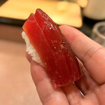 鮨処 多田 - マグロ赤身ヅケ