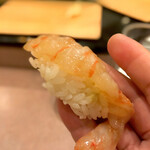 鮨処 多田 - ボタンエビ ヅケ