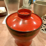 鮨処 多田 - シジミ汁 提供時