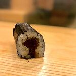 鮨処 多田 - 生海苔で巻いた干瓢巻